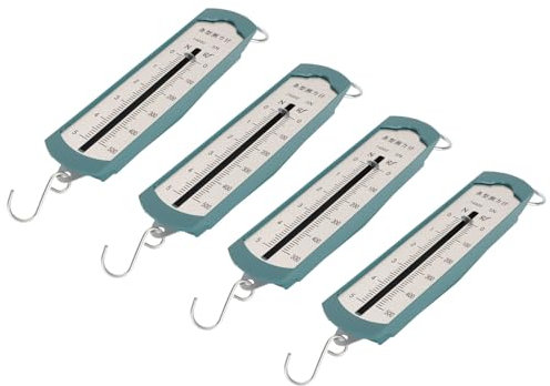 4 teiliges Federkraftmessgerät, 5 N Genaue Handgriff Federwaage, Tragbares Kraftmessgerät für Hängende Kraftmesser für Physikalisch mechanische Experimentierinstrumente