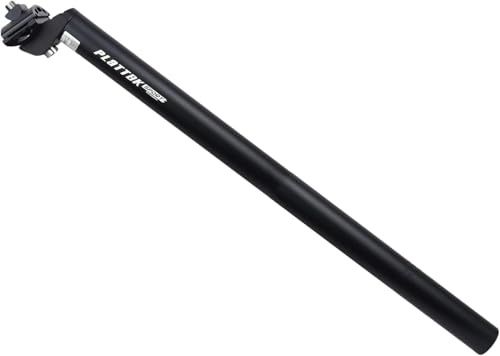 PLATTBK Bike Seat Post Extra Long 440mm (17.3inch) Aluminum Alloy Replacement Bicycle Seatpost 25.4/27.2/28.6/30.9/31.6mm for BMX Rock MTB Ebikes (27.2mm)