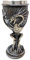 JRose Collections Dragon Skeleton Goblet Chalice – Medieval Gothic Wine Cup with Stainless Steel Insert – Fantasy Viking Barware for DND, Cosplay, Decor & Gifts