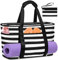 TEUEN Große Strandtasche mit Reißverschluss, 50L Wasserdicht & Faltbare Badetasche Damen XXL Familie Reisetasche Beach Tote Bag Shopper Damen für Strand, Pool, Reisen, Fitnessstudio und Einkaufen
