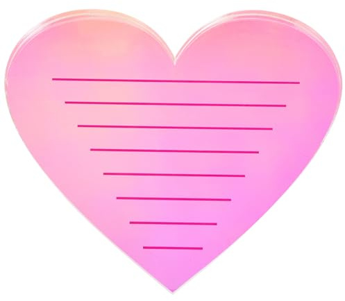 NULYLU Herzförmiger Wimpernhalter Lash Organizer Farbverlauf Wimpernablage für Wimpernverlängerung Zuhause und Salon Tragbar Sauberer Aufbewahrungsschutz
