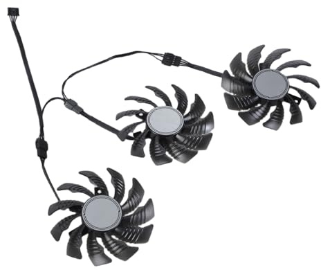 Obotsnoi Ventilador de refrigeración GPU de 78 mm PLD08010S12HH de repuesto para tarjetas gráficas RTX3050 3060 GAMING, tarjeta de video, radiador, ventilador de refrigeración
