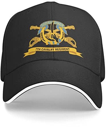 311 Baseball Cap 7. Kavallerie Golf Hüte Washed Trucker Baseballcap Verstellbare Freizeit Basecap Für Reisen, Auf Reisen, Damen