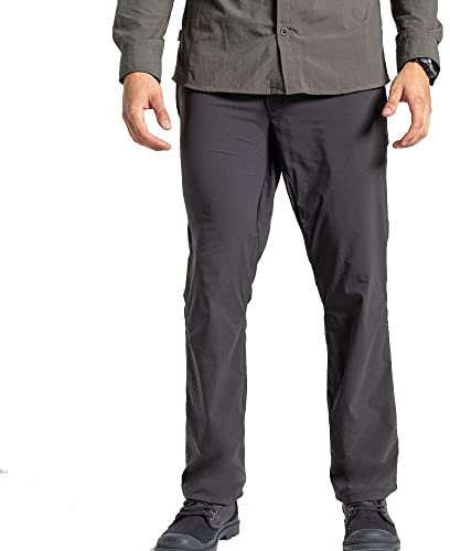 Craghoppers M NosiLife Pro Trouser Schwarz - Insektenschützende sonnenschützende Herren Hose, Größe 36 - Regular - Farbe