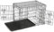 Defacto Hundebox Hundetransportbox, mit 2 Türen Faltbare Hundekäfig aus Metall schwarz, Ink. Bodenschale für deinen Hund, Hundegitterbox, Hundetransportkäfig S-XXL ((L) 75 * 49 * 55 cm)