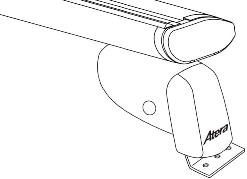 ATERA Dachreling 047149 für Multivan V (7HM, 7HN, 7HF, 7EF, 7EM, 7EN) 137cm