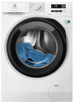 Electrolux EFI6194O2B Lavadora de Carga Frontal 9 Kg, Libre Instalación, Función SensiCare, Motor Inverter, Programa Higiene, Función TimeManager, Clase A