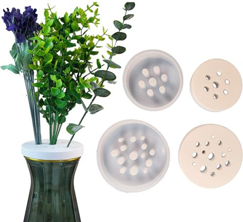 Blumenretter Silikonform WISIRENT, 2 Stück Silikonwabenform Silikonform Blumenretter, Runde Brikettform Zum Arrangieren Von Blumen, Blumenstielhalterform für Blumenarrangements, Diy-Blumenstrauß