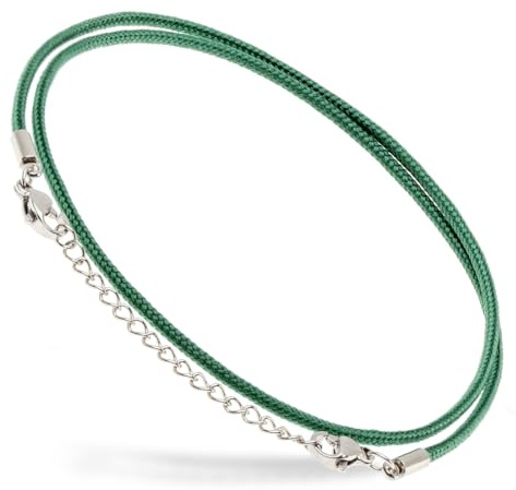 Motti Way Pulsera Tobilleras Mujer, Tobillera Verde Bisuteria, Tobillera De Cuerda Náutica, Pulsera Mujer Acero Inoxidable, Resistente Al Agua Tobilleras De Cuerda De Surfista