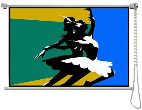 BGBZHMMEE Pantalla De Proyección De 40 50 60 72 Pantalla De Proyector Enrollable Manual, Pantalla De Cine En Casa Portátil, Presentación De Oficina En Interiores/Exteriores(50 Inch 16:9)