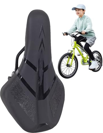 Generico Junior-cykelsadel, cykelsäte, barnsadel, ergonomiskt vadderat säteslock för cykel, tillbehör för daglig ridning