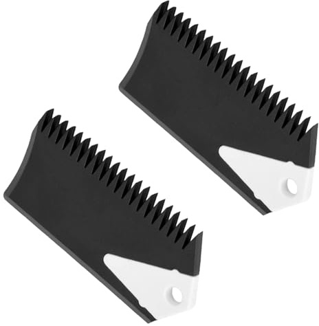 2 peines de cera para tabla de surf, raspador de cera de surf de plástico, herramienta de eliminación de cera para mantener o quitar