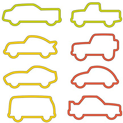 Tescoma 630927 Delicia Kids Tagliabiscotti Macchine, Set con 8 Pezzi, 7.5x4 cm