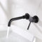 ImiiHO 019 Matte Black Basin Tap, Wall Mounted, Cold & Hot, Brass, 360° Rotation