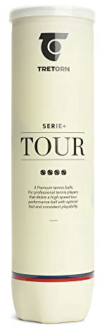 TRETORN Pelotas De Tenis Serie+ Tour Bote De 4 Pelotas