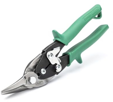 Crescent Wiss M2R - Forbici per lamiera, taglio destro, taglio da destra a dritta, con manici verdi per una facile identificazione, made in USA