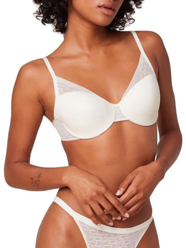 Triumph Women's Signature Sheer WHP Ex Bra, 0.5 inches, Ecru White, 34B