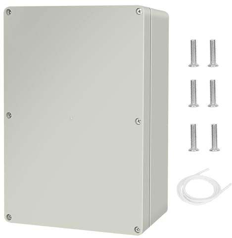 Anschlussdose, ABS Elektrisches Anschlusskästen,Wasserdichtes IP65 Abzweigkasten, DIY Kunststoff Fall,Gehäuse-Abzweigdose,Power Verteilerdose,Kunststoff Projekt Abzweigdosengehäuse,26.5 x 18.5 x 9.5cm