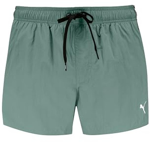 PUMA Pantalones Cortos Swim para Hombre Crinkle 1P, Gris Oscuro, S