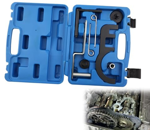 VVORHSBELL Timing Tool Kit Compatible with N47/N47S/N57/ 2.0 with Heavy-Duty Blow-Molded Case Professional Diesel Engine Camshaft Locking Tool