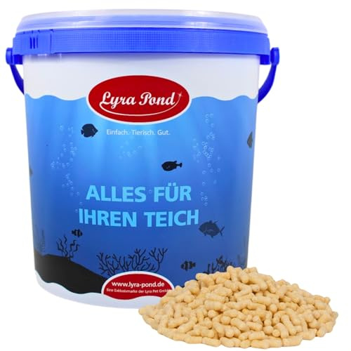 Lyra Pond® 10 L (0,85 kg) Pond Sticks Fischfutter Teichfutter in Eimer
