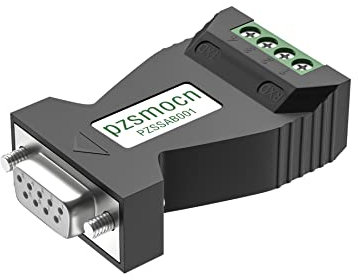 pzsmocn RS232 vers RS485 Bidirectionnel Passif Adaptateur Série, Alimentation de Port,Protection Contre Les Surtensions 600W et Protection Electrostatique 15KV,Compatible avec la Norme RS-232C RS485.