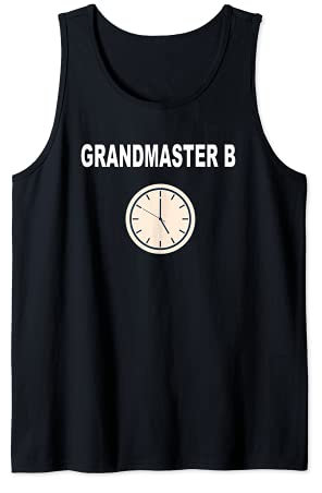 Grandmaster B 80er Jahre Rapper Uhr Halloween Kostüm Tank Top