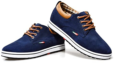Scarpe da Ascensore Uomo Casual Moda Scarpe da Ginnastica con Tallone Nascosto - 6 cm più Alto