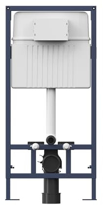 AM.PM Vorwandelement Unterputz WC Unterputzspülkasten Spülkästen Für Wand-WC Vorwandspülkasten Montageelement Hängewand Element ohne Drückerplatte, II12707 ProC Concealed Dual Flush Tank