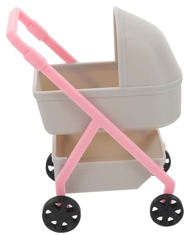 KOMBIUDA Miniatur Kinderwagen Spiel Kinderwagen Puppenwagen Modell Puppe Babypuppe Buggy Puppenwagen Buggy Kleinkinder
