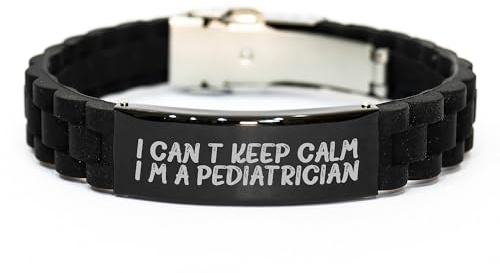 Funny Pediatrician Gifts from Family - I'm A Pediatrician Glide lock Clasp Bracelet for Christmas Unique Gifts