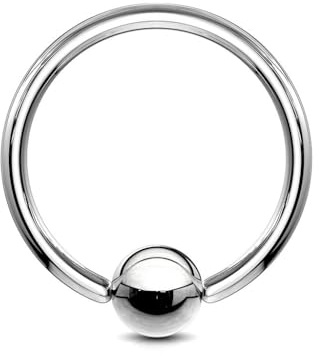 viva-adorno piercing BCR boll stängning ring intimpiercing bröst piercing läppring öronpiercing klämring tjocklek 1,6 till 6 mm Z297