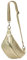 SH Leder ® echt Leder Hüfttasche Damen Herren Unisex Gürteltasche für Festival Reise Bauchtasche mittelgroße Crossbody Bag Frauen Ledertasche 32x17cm Marie G528 (Gold)