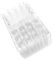 100 Pcs Quail Egg Boxes Stackable Egg Holder Storage Box 12 Girds Quail Egg Container Clear Quail Egg Carton Egg Carrier Box for Small Eggs, Quail, Pheasant, Pigeon Eggs