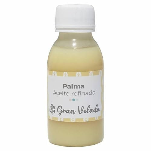 Gran Velada - Aceite de Palma 5L | Aceite refinado natural | Ideal para cosméticos caseros, jabones artesanales, velas de masaje y cremas naturales