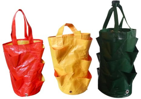 HEMOTON 1pezzi Per Piante Da Appendere Al Contenitore Per Piante Multitasche Fioriera Sospesa Realizzata in Pe Di Adatta Per Vivai e Giardinaggio Aereo