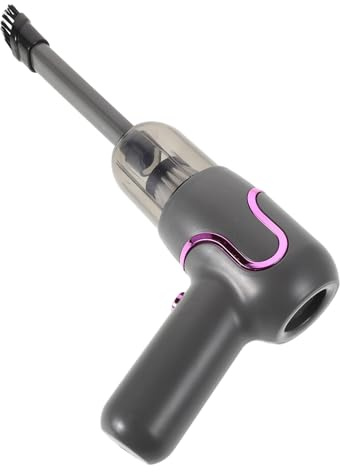 Parliky Aspirateur à Main sans Fil Rechargeable Aspiration et Soufflage Puissant Mini Aspirateur Portable Léger pour Voiture Maison et Bureau Filtration Poussière Noir