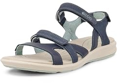 ECCO Cruise Iii, Sandali con Cinturino alla Caviglia, Donna, Blu (Marine/Ice Flower 54668), 37 EU