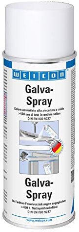 WEICON Galva-Spray 400ml Primer antiruggine Protezione dalla corrosione Protezione per metalli contro la ruggine