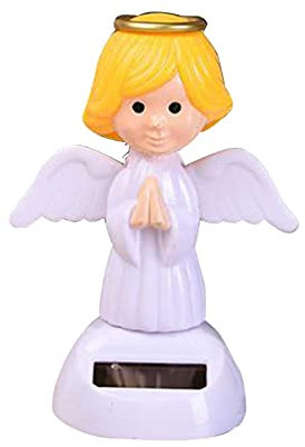 Engel Solar Wackelfiguren Für Auto Engel Schaukelpuppe Solarbetriebenes Spielzeug Dekofigur Solarbetriebenes Tanzspielzeug Lustige Engel Solar Wackelfigur Armaturenbrett Dekoration Für Auto Haus Büro