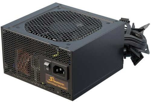 Seasonic B12 650W 80 PLUS Bronze Wired PSU, Single Rail, 54A +12V, Black, ATX PSU