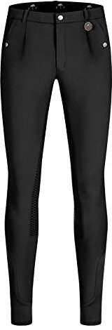 Reithose Micro Sport Silikon Bundfalte, Herren