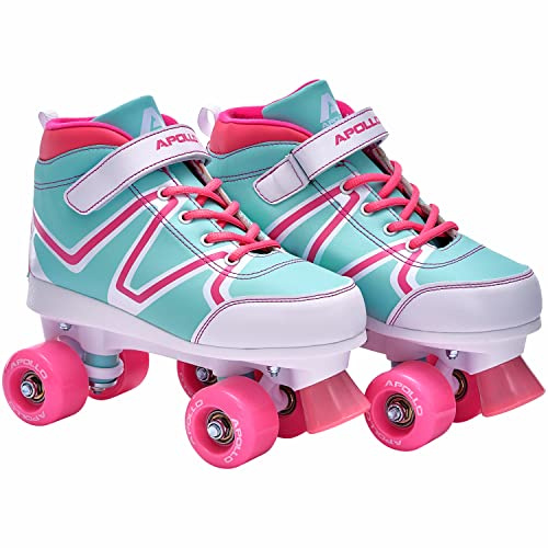Apollo Disco | Patins à roulettes Réglables pour Enfants | Patins roulettes Confortables pour Femmes & Filles en Tailles 31-42 | Patins à roulettes Enfants et Adultes