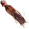 250g Simulation Squid Jigs Angeln, Octopus Köder Lebensechte Octopus Jig mit 10 Tintentabletten Kunstköder für Salzwasser-Meeresangeln Köder & Lockstoffe