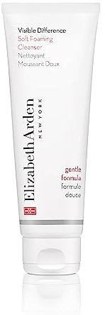 Elizabeth Arden Visible Difference Soft Foaming Cleanser, Espuma Limpiadora Facial con Extracto de Algas y Glicerina, Limpia y Desmaquilla, 125 ml
