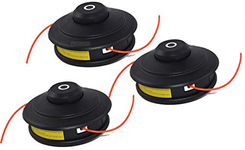 3 X Doppelfadenkopf Tippautomatik Spule kompatibel mit Fuxtec u.a. Motorsense Freischneider