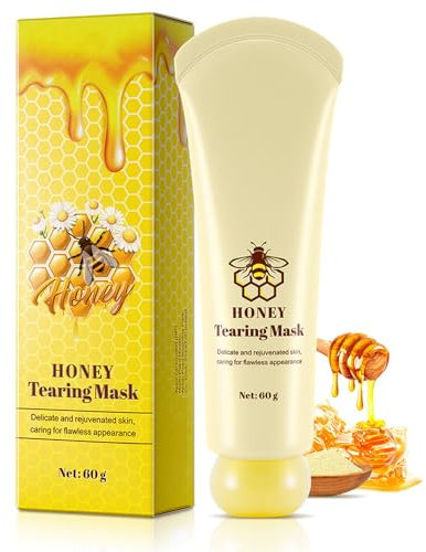 Honig Tränen Maske - Manuka Peel Off Maske - feuchtigkeitsspendende Gesichtsmaske - Hautpflege Gesichtsmaske für Frauen - entfernen abgestorbene Hautzellen reinigen Gesicht Pore Schmutz Gesichtsmasken