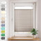 Sonello Plissee Klemmfix ohne Bohren 90cm x 120cm Braun Faltrollo Plisseerollo Jalousie für Tür & Fenster Blickdicht Sichtschutz Sonnenschutz Fertifplissee Rollo