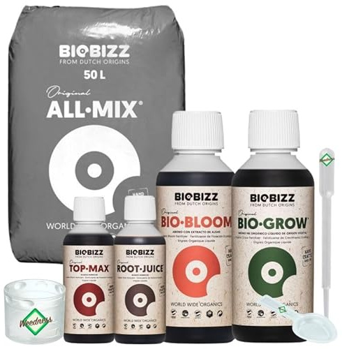 Weedness BioBizz All-Mix 50 L Erdset Medium – Terre organique équilibrée – Culture indoor & outdoor – Croissance optimale