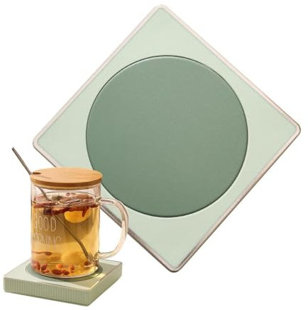 Chauffe-tasse pour bureau – 55 °C température constante – Chauffe-tasse USB – Chauffe-tasse portable de 13 W pour thé au lait et chocolat chaud